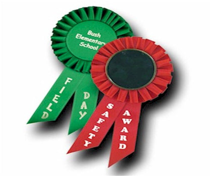 Custom Pin Rosette Ribbons