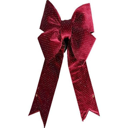 Luxury Diamante Velour Bow