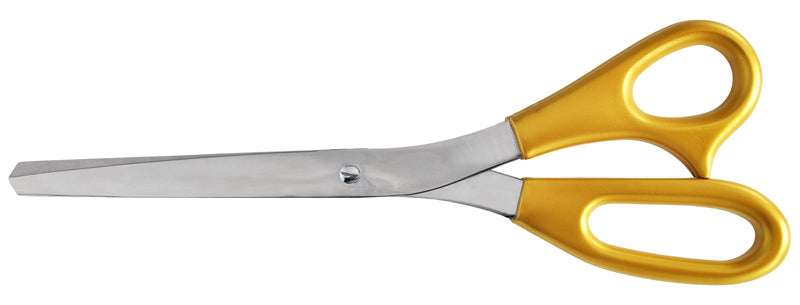 Giant 25 inch Matte Metallic Gold Premium Scissors with Mirrored Blade