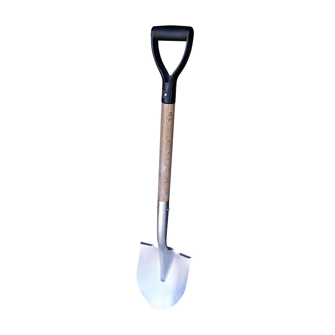 Custom Painted Silver D Handle Ceremonial Shovel