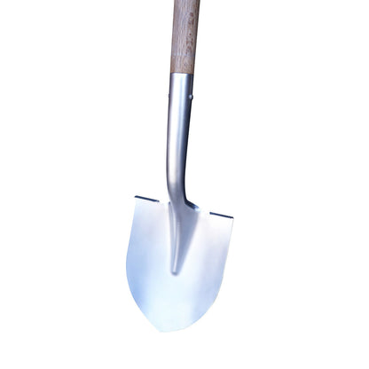 Custom Painted Silver D Handle Ceremonial Shovel