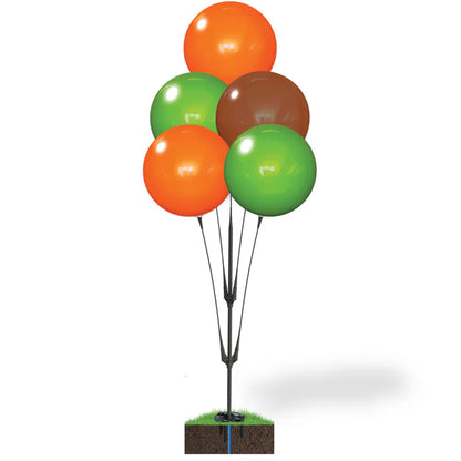 Seasonal Tough Cluster Reusable 5-Balloon Pole Kit