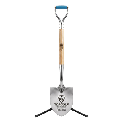 Show Stopping Chrome Flat Ceremonial Shovel