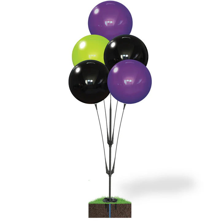 Seasonal Tough Cluster Reusable 5-Balloon Pole Kit