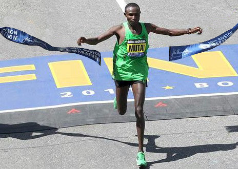 Blue Finish Line Ribbon