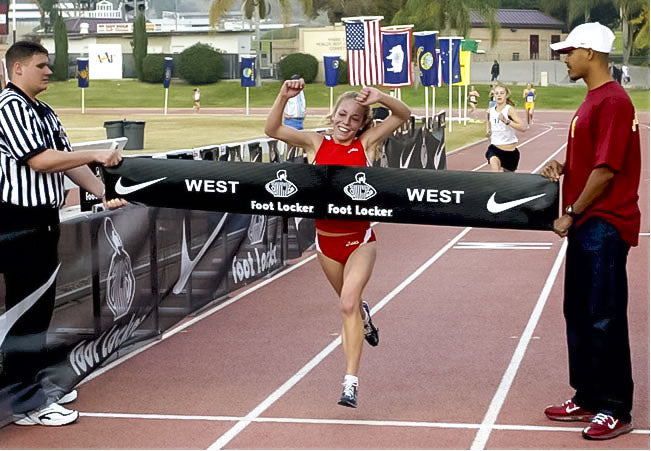 Black Finish Line Ribbon