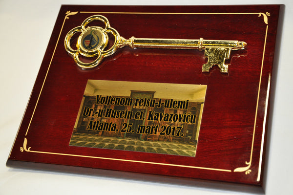 Key Plaque Award