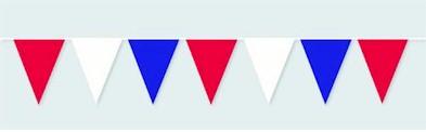 Red, White, and Blue Jumbo Pennant