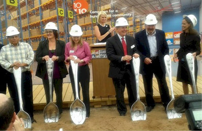 Large Spoon Used For Groundbreaking