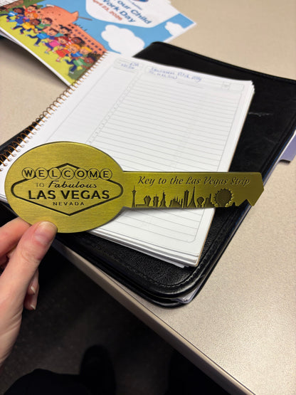 Custom Gold Molded Key - "Key to the Strip"